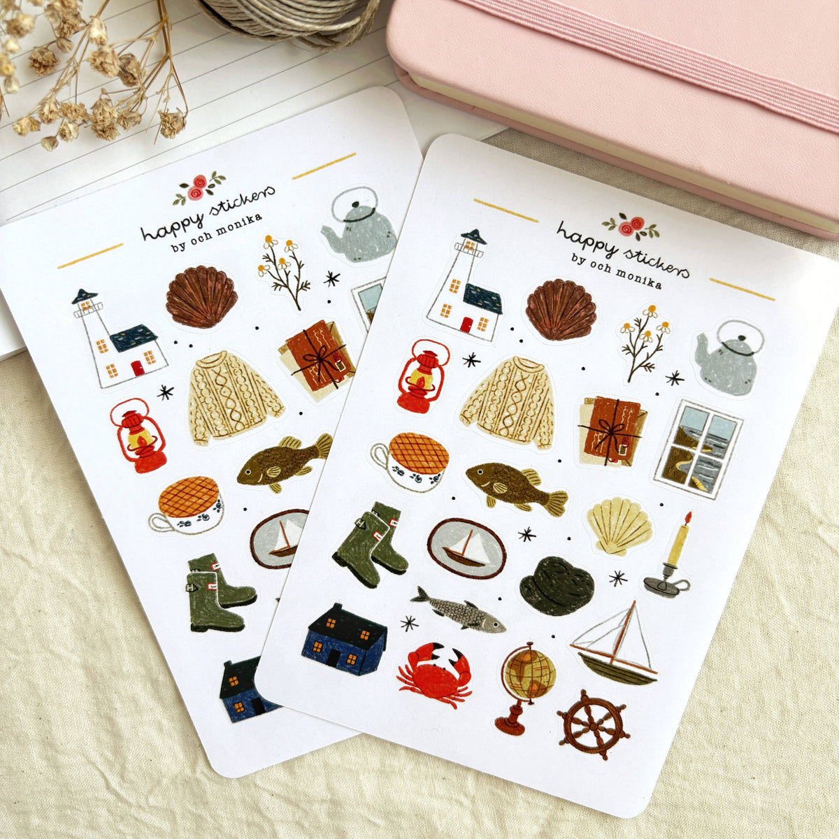 Lighthouse Keeper Sticker Sheet | Och Monika