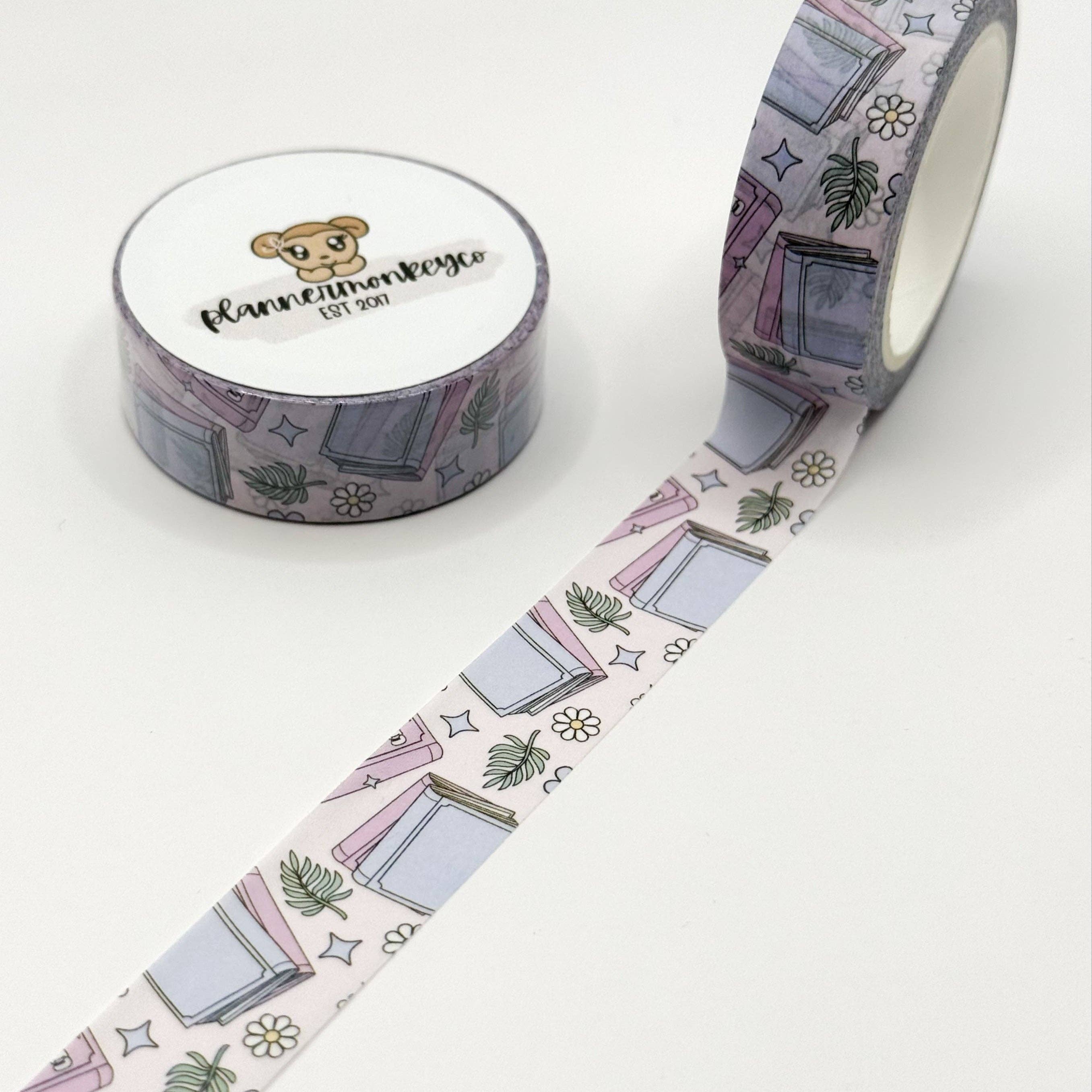Bookish Girlie Washi Tape | Planner Monkey Co