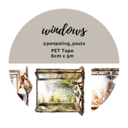 Windows Pre-Cut PET Tape by Penpaling Paula | Papertail Fox