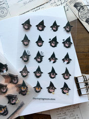 Little Witch Mood Sticker Sheet by The Creeping Moon | Papertail Fox
