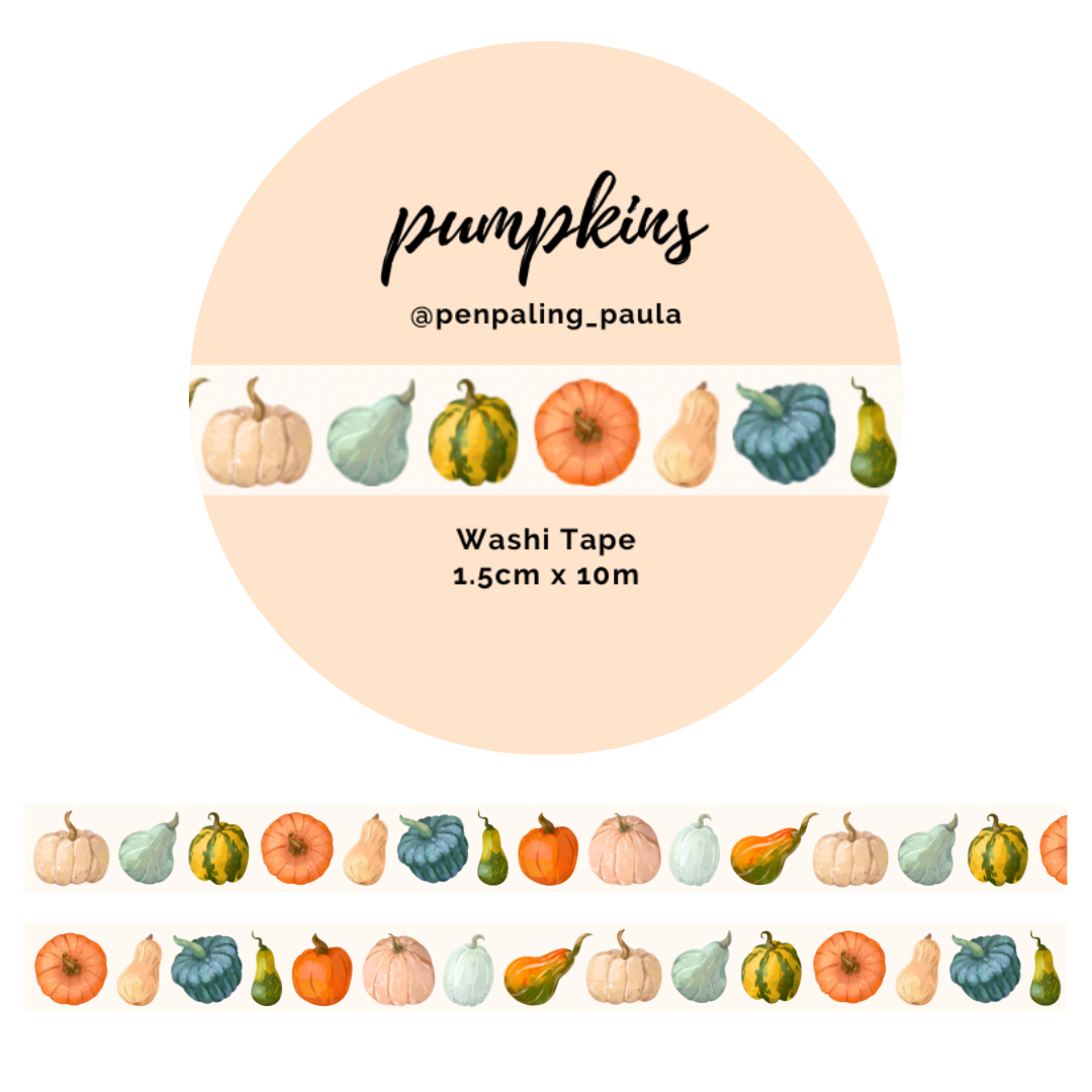 Pumpkins Washi Tape by Penpaling Paula | Papertail Fox