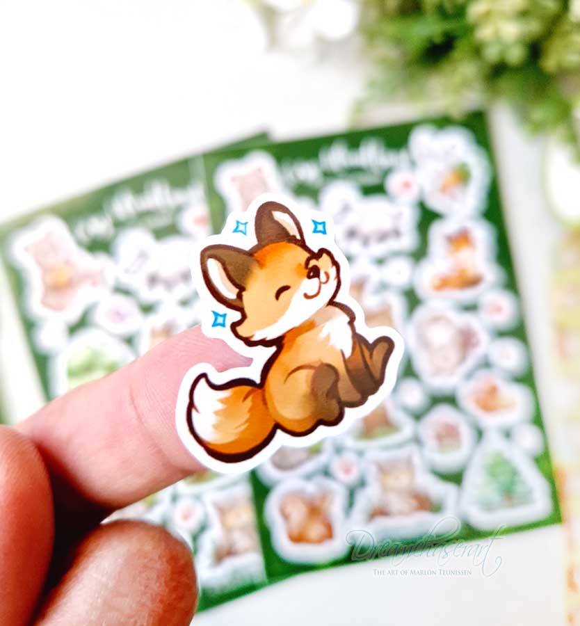Woodland Creatures Sticker Sheet