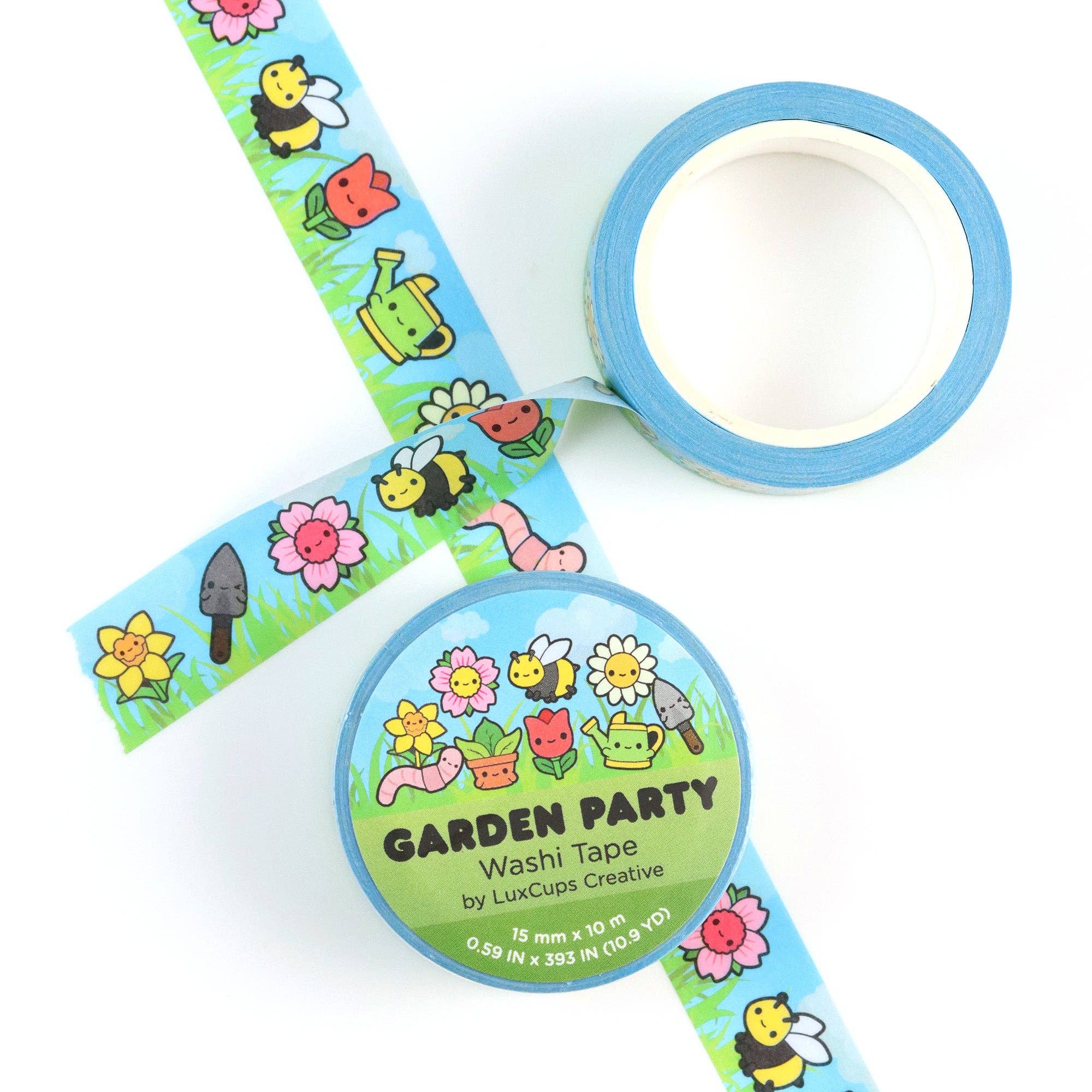 Garden Party Washi Tape by LuxCups Creative | Papertail Fox