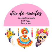 Dia de Muertos Pre-Cut PET Tape | Penpaling Paula - Papertail Fox