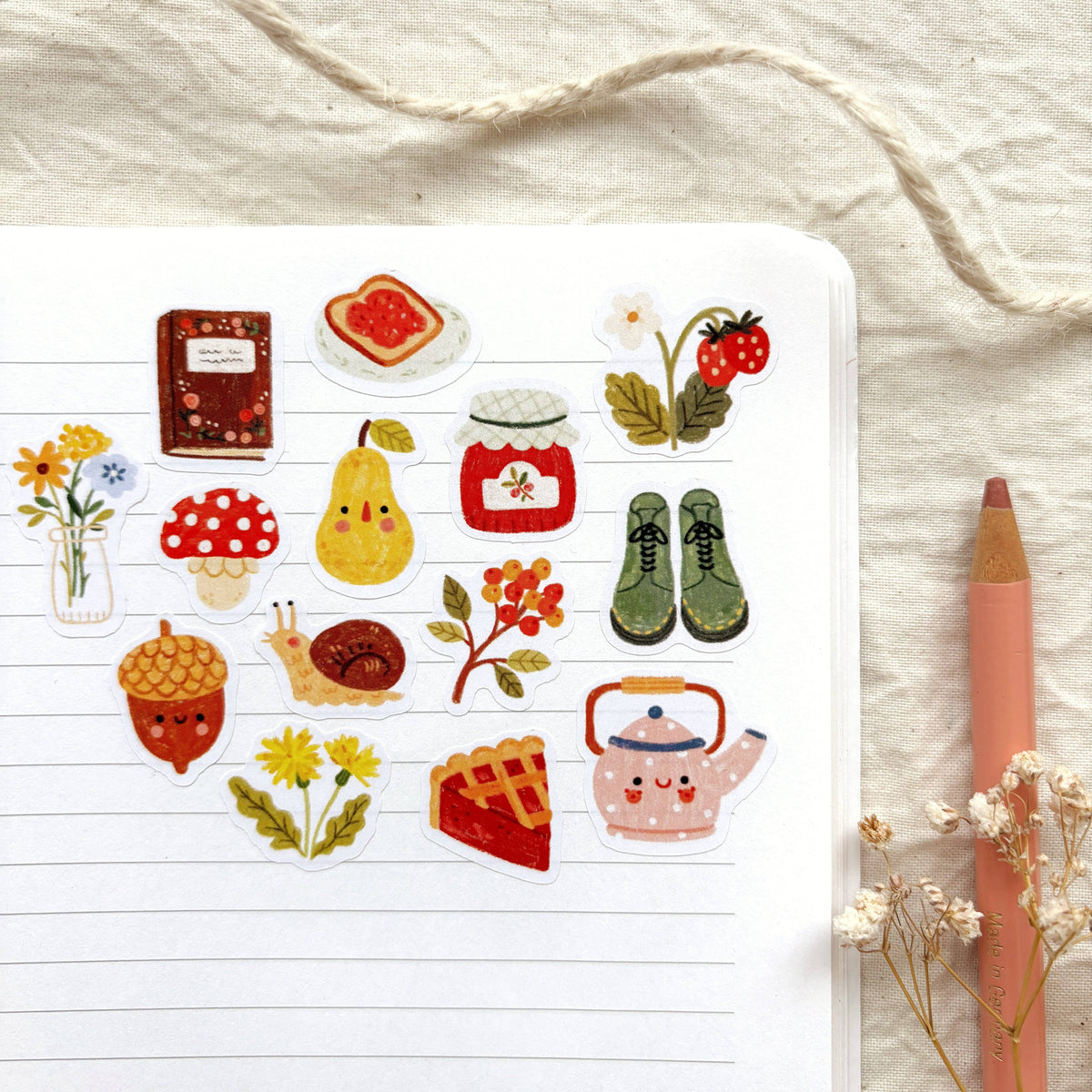 All Cozy Sticker Sheet | Och Monika