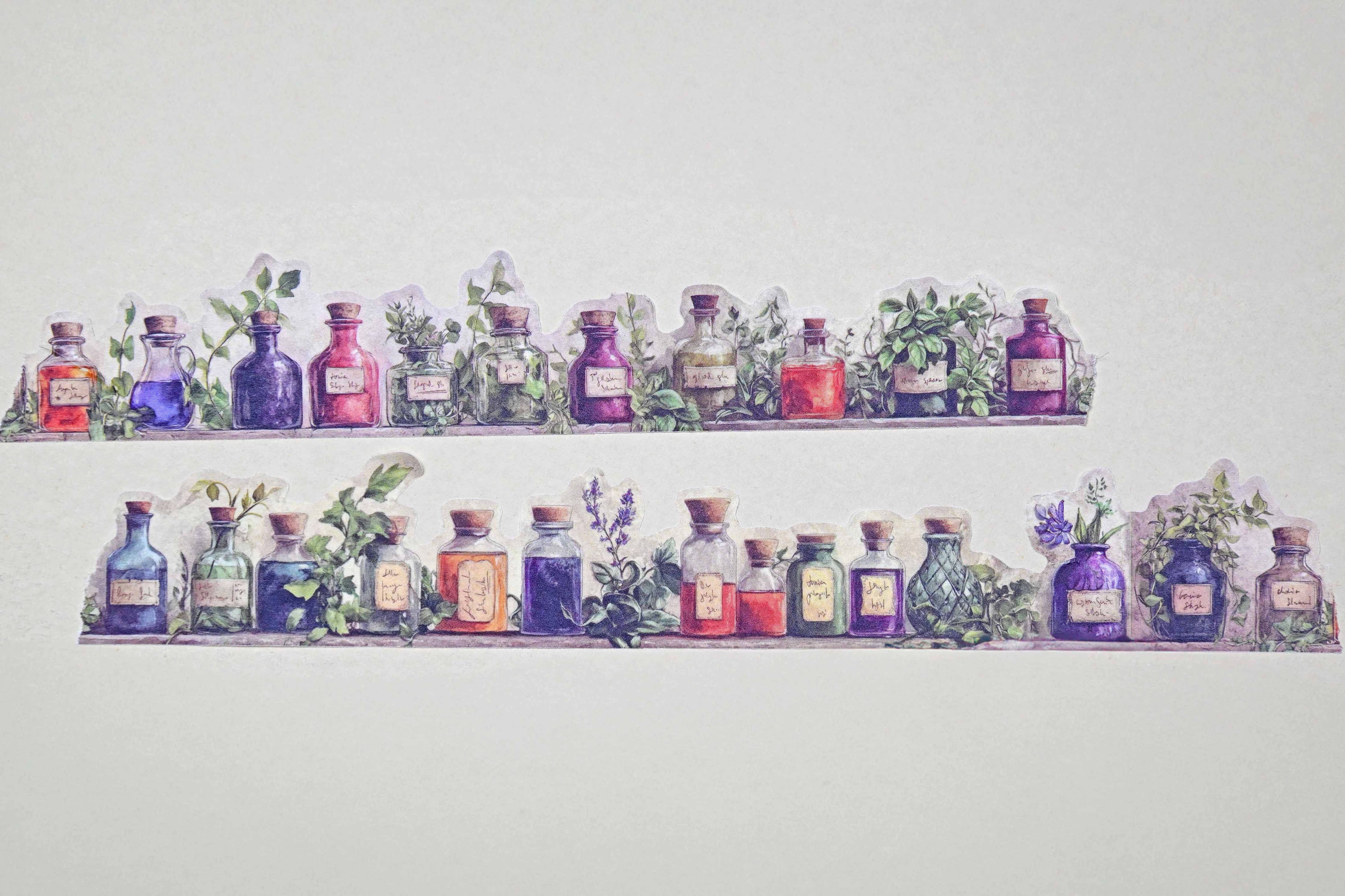 Potions Cutout Washi Tape | CoraCreaCrafts