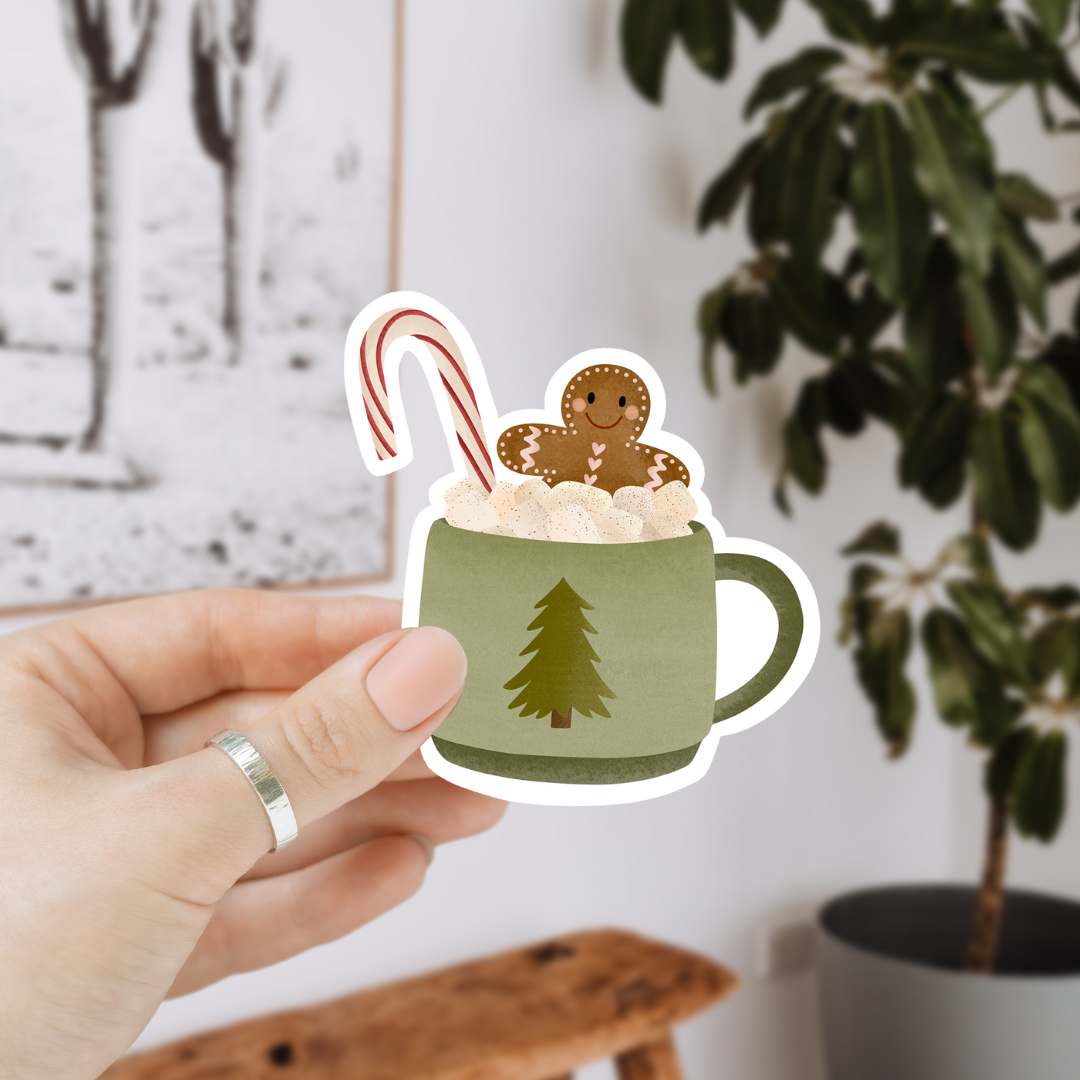 Hot Chocolate Vinyl Sticker | Tilda & Theo