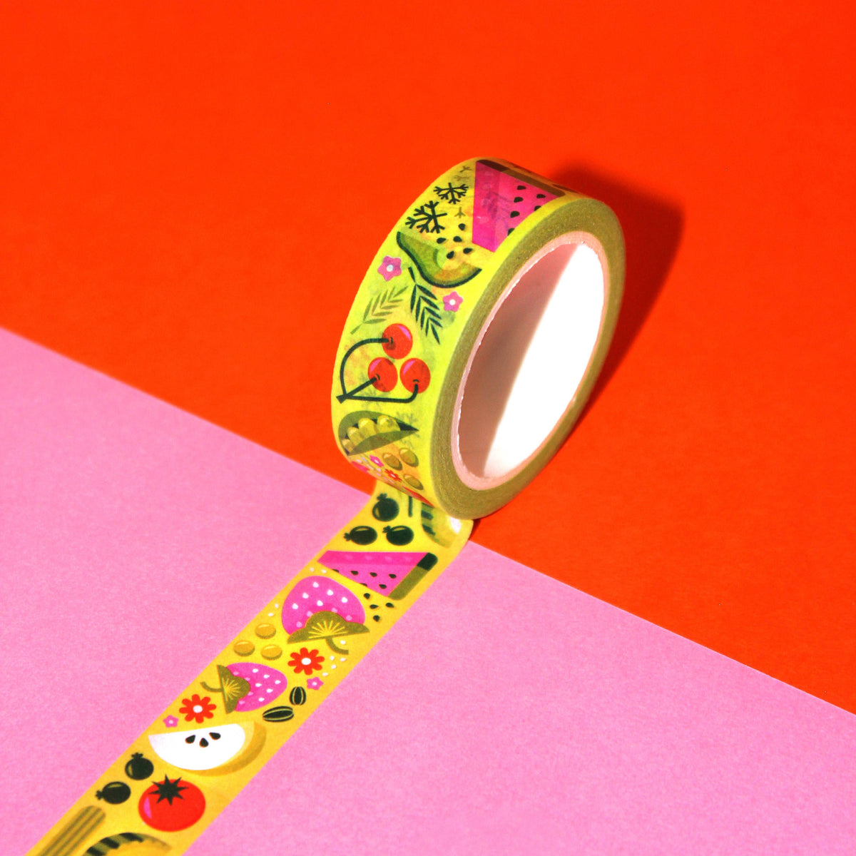 Fruits & Veggies Washi Tape by New Heights Studio | Papertail Fox