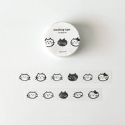 Cat Face Washi Tape by Suatelier