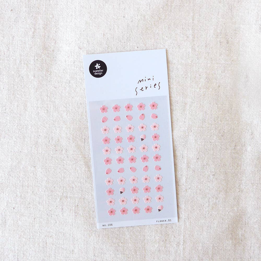 Sakura Petal Mini Sticker Sheet by Suatelier