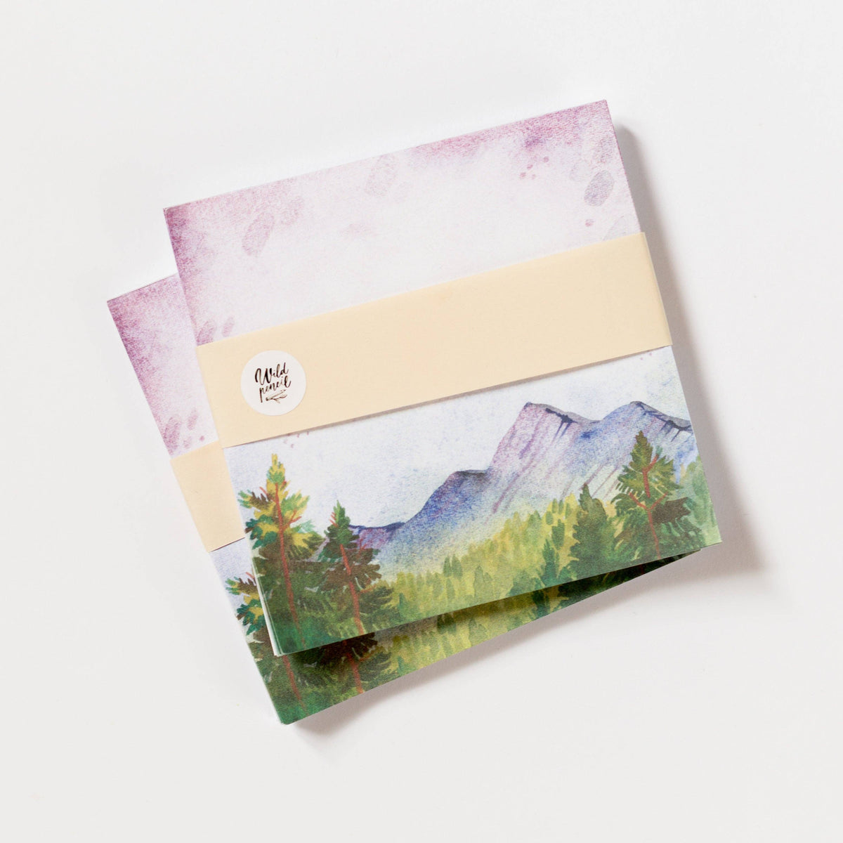 Mountains Notepad | Wild Pencil Studio