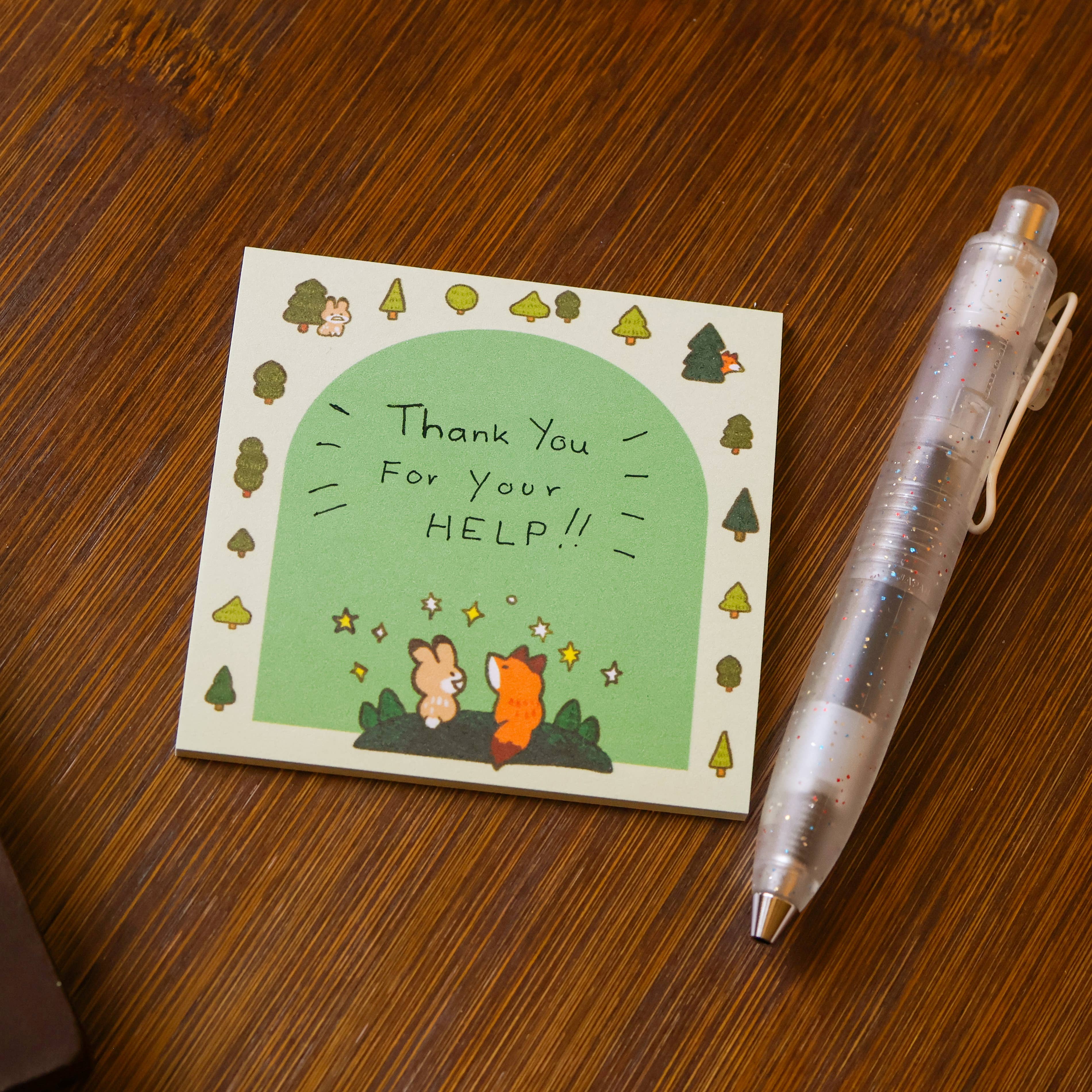 Serene Forest Sticky Notes by Thousand Skies | Papertail Fox