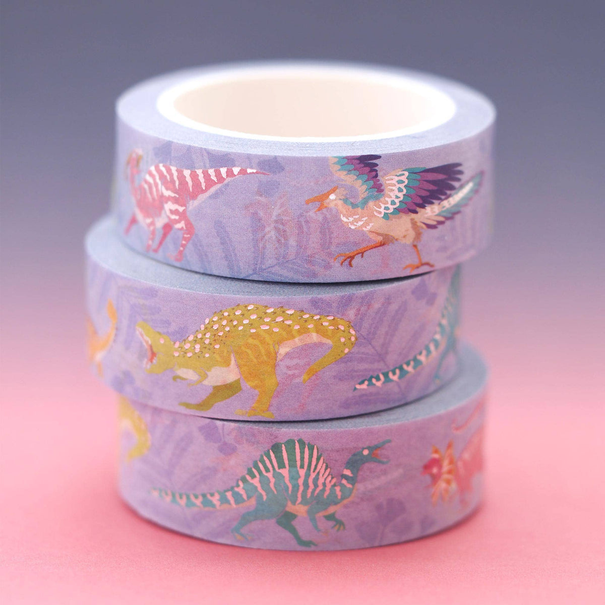 Dinosaur Single Roll Washi Tape by Shoal | Papertail Fox