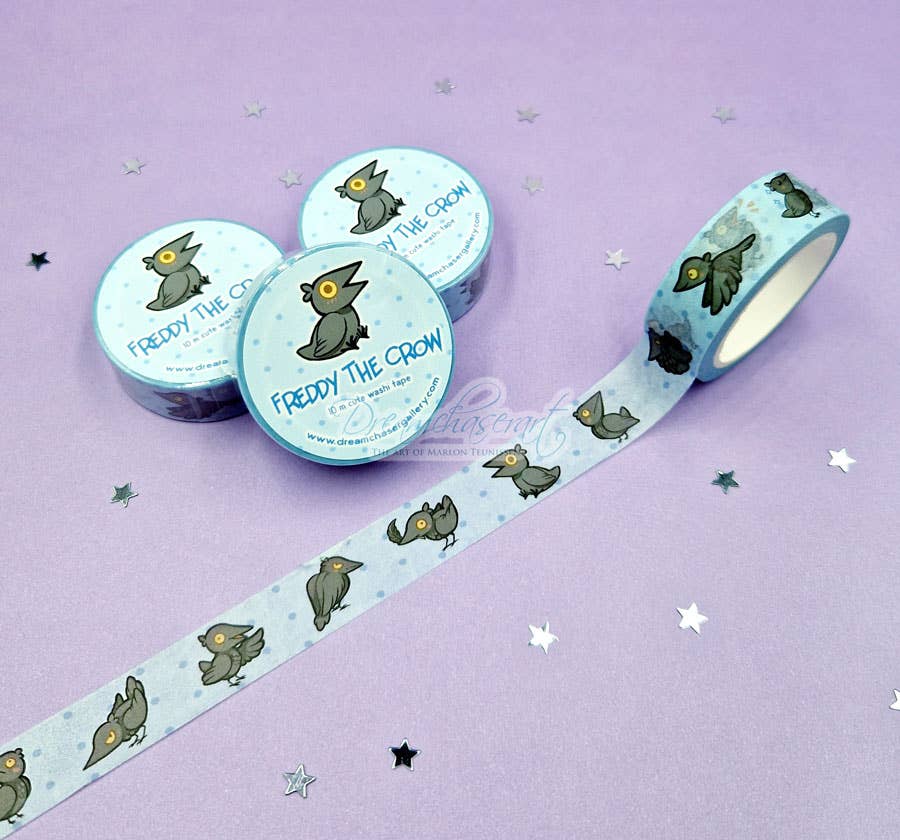 Freddy the Crow Washi Tape