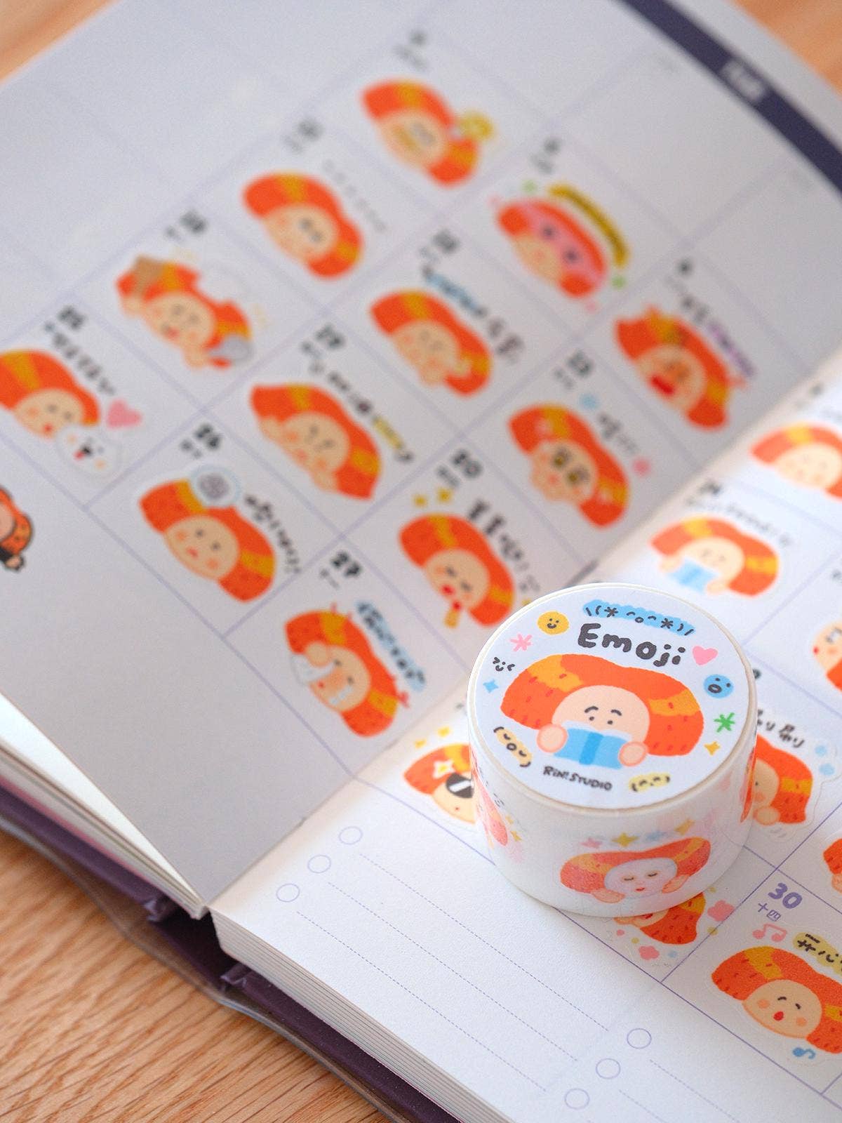 Emoji Die-Cut Washi Tape | RiN! Studio