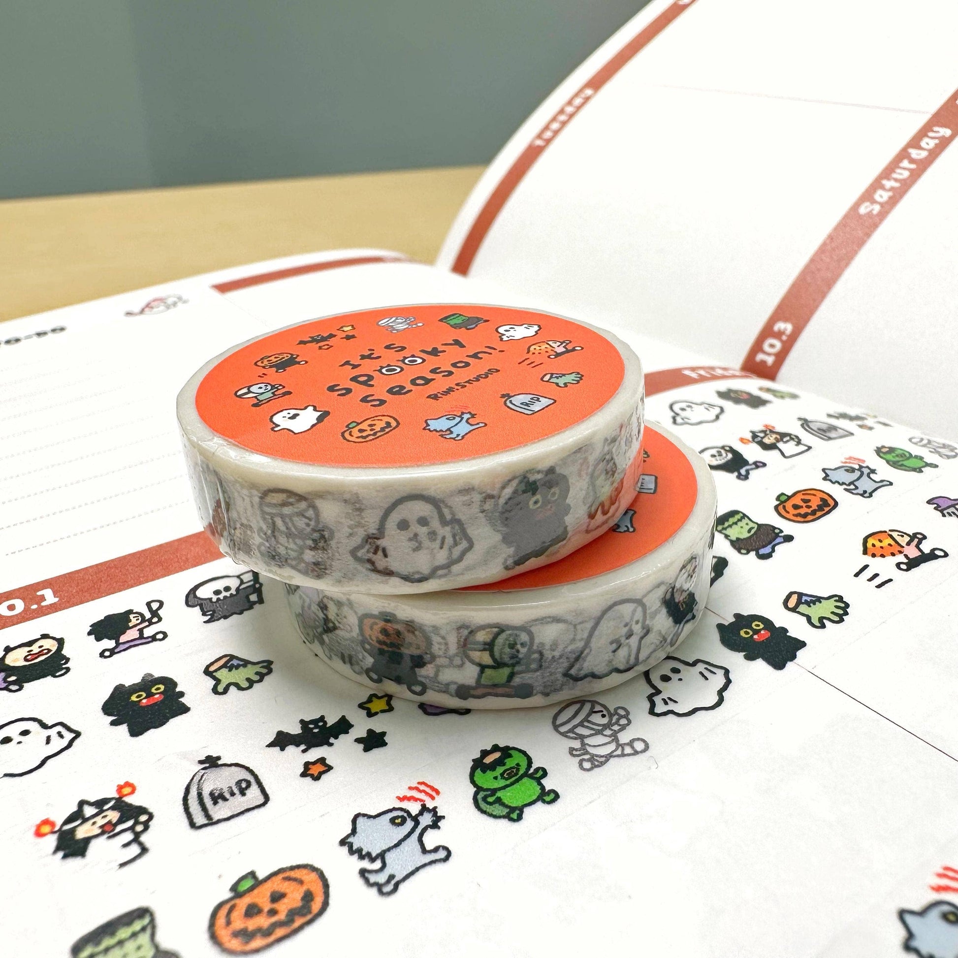 Halloween Mini Washi Tape by RiN! Studio | Papertail Fox