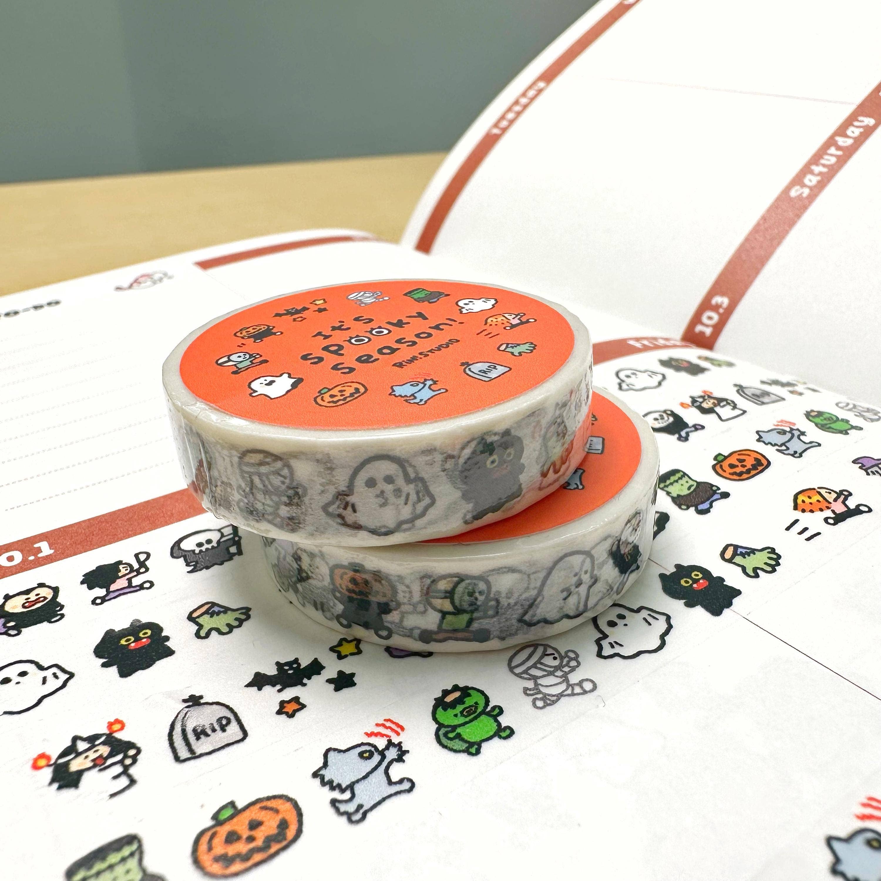 Halloween Mini Washi Tape by RiN! Studio | Papertail Fox