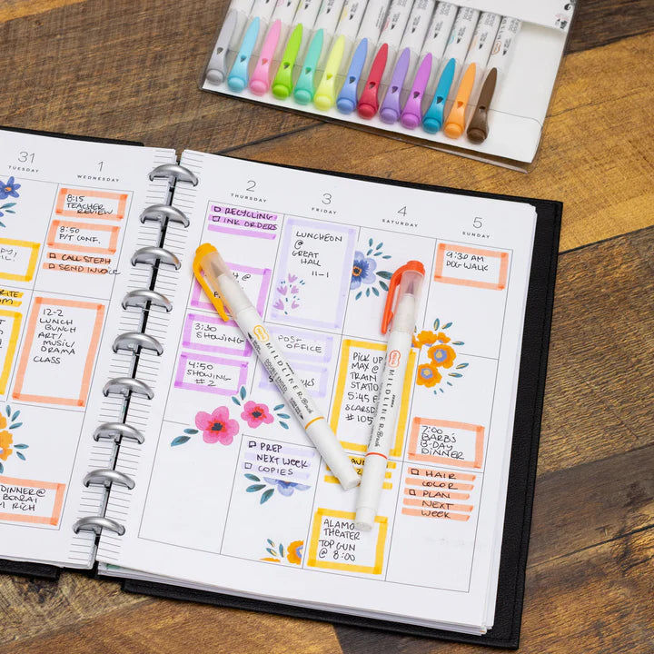 Zebra Mildliner Brush Pen & Marker (open stock)