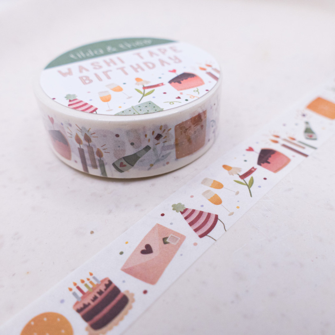 Birthday Washi Tape | Tilda & Theo