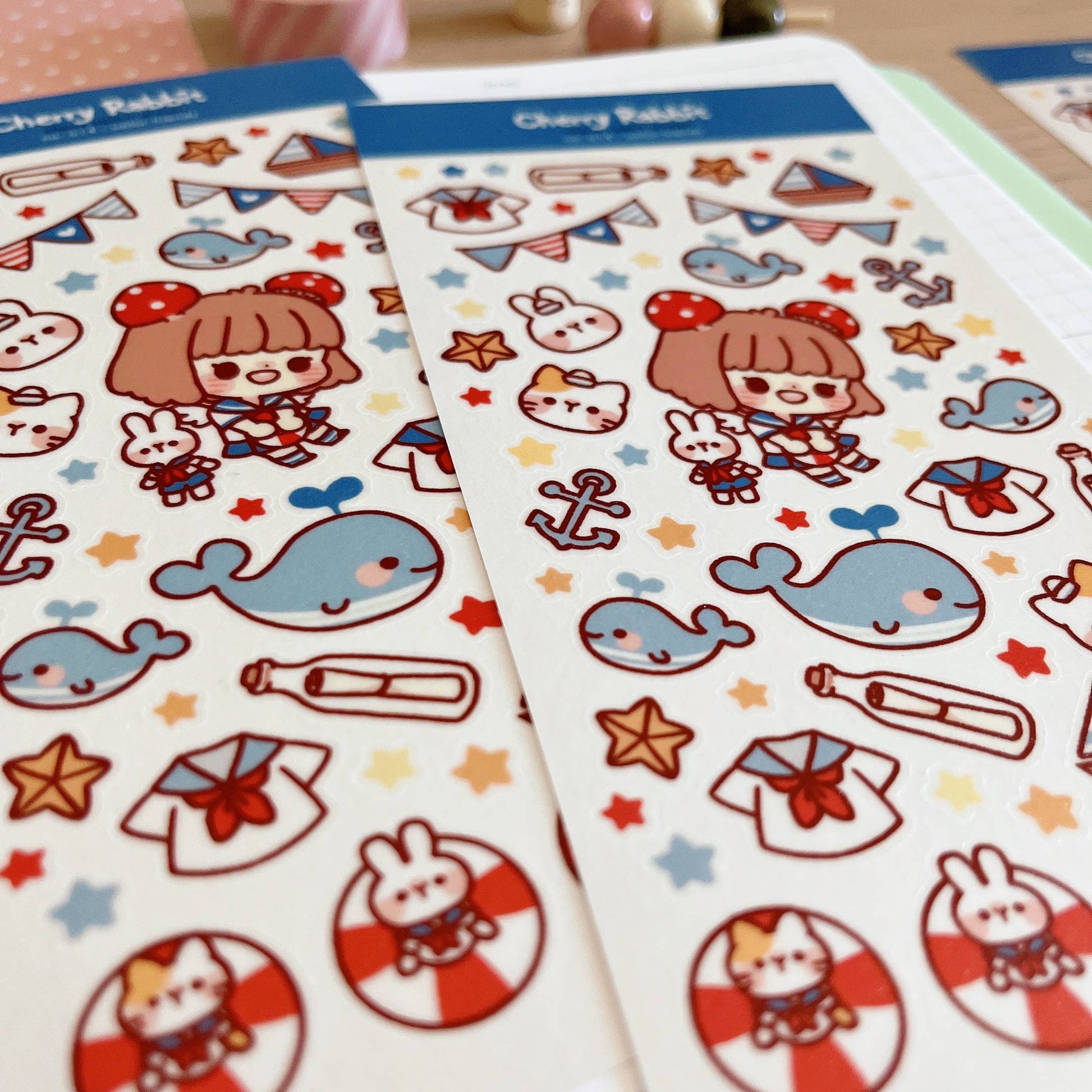 Sailor Friends Sticker Sheet no.014 by Cherry Rabbit | Papertail Fox