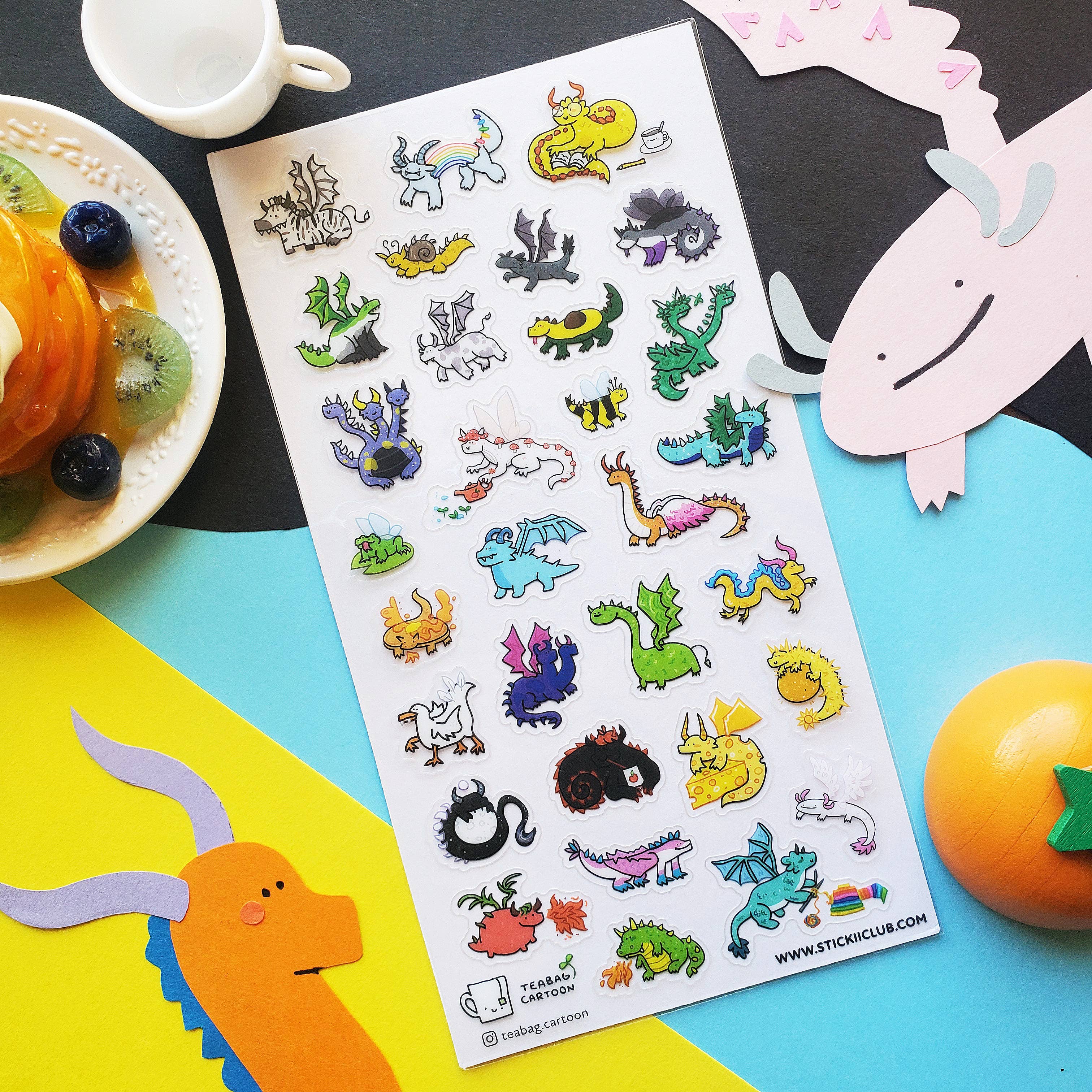 Fired Up Hybrids Sticker Sheet | Stickii