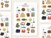 Lighthouse Keeper Sticker Sheet by Och Monika | Papertail Fox