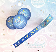 Silver Foil Space Washi Tape