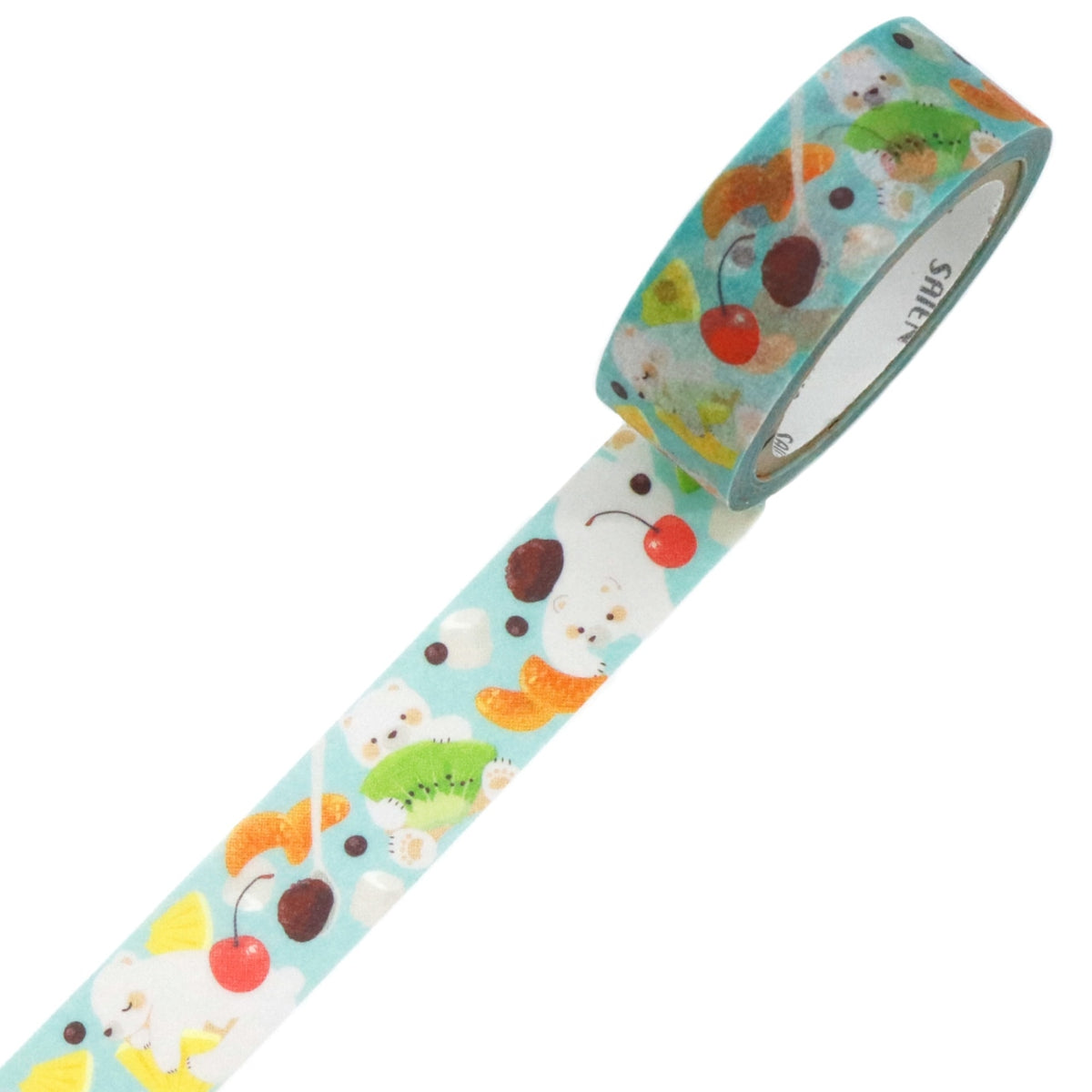 Polar Bear Anmitsu Washi Tape | Kamiiso SAIEN