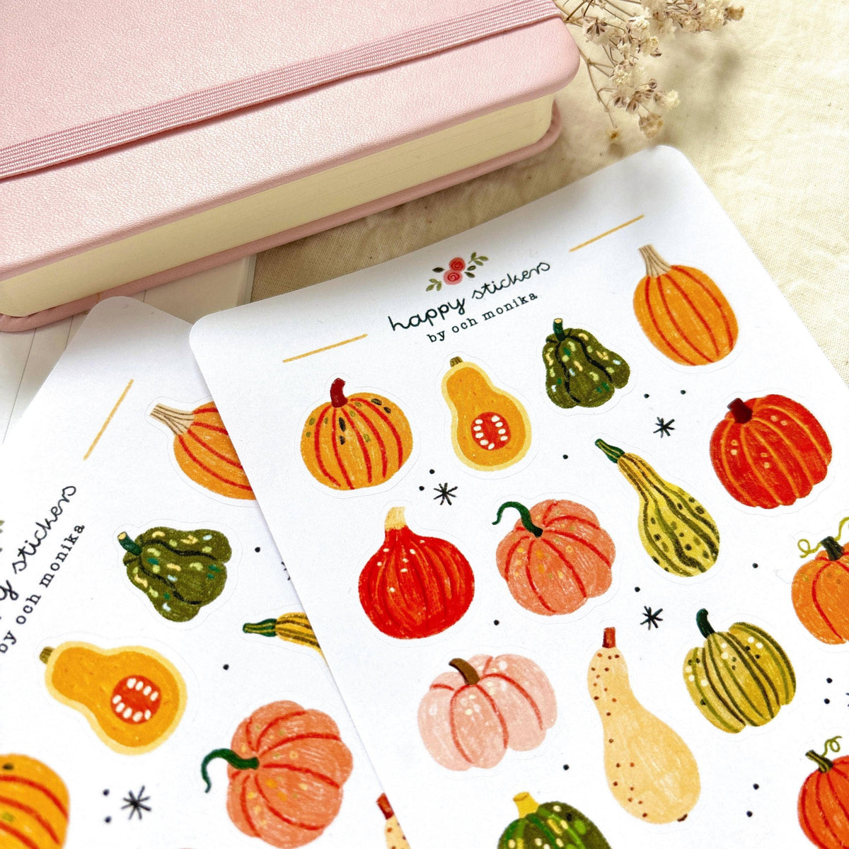 Pumpkins Sticker Sheet | Och Monika