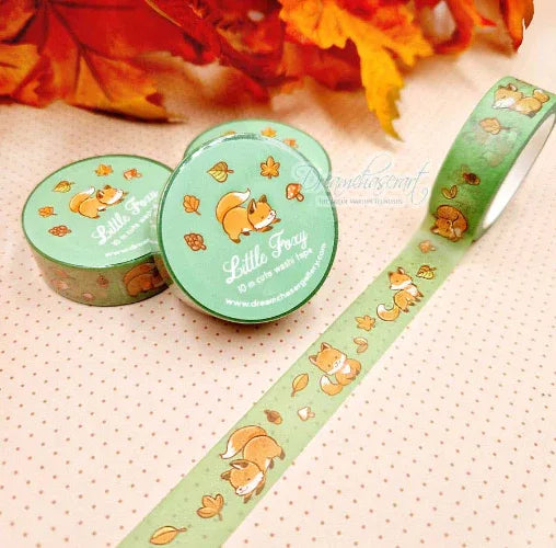 Little Fox Washi Tape | Dreamchaserart - Papertail Fox