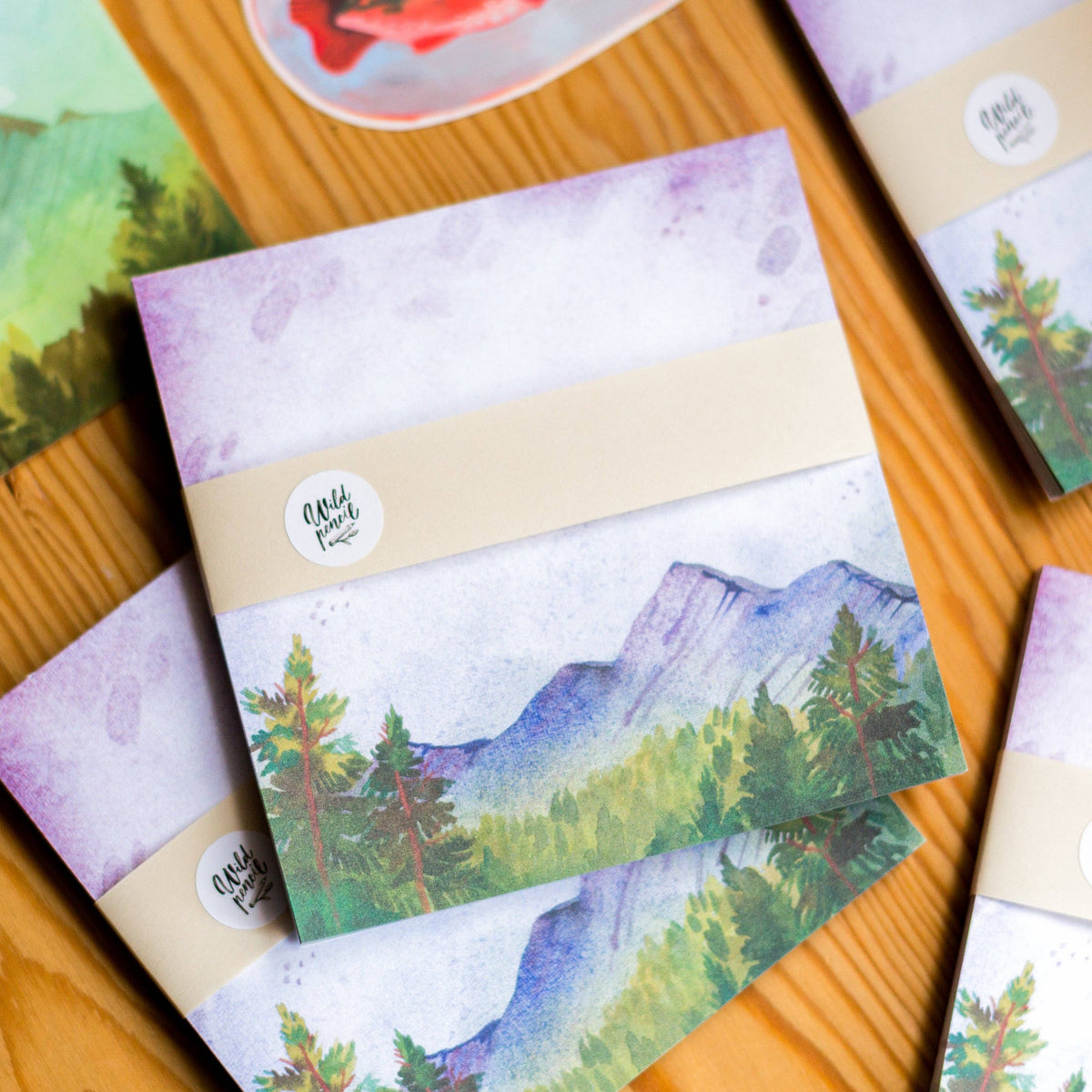 Mountains Notepad by Wild Pencil Studio | Papertail Fox