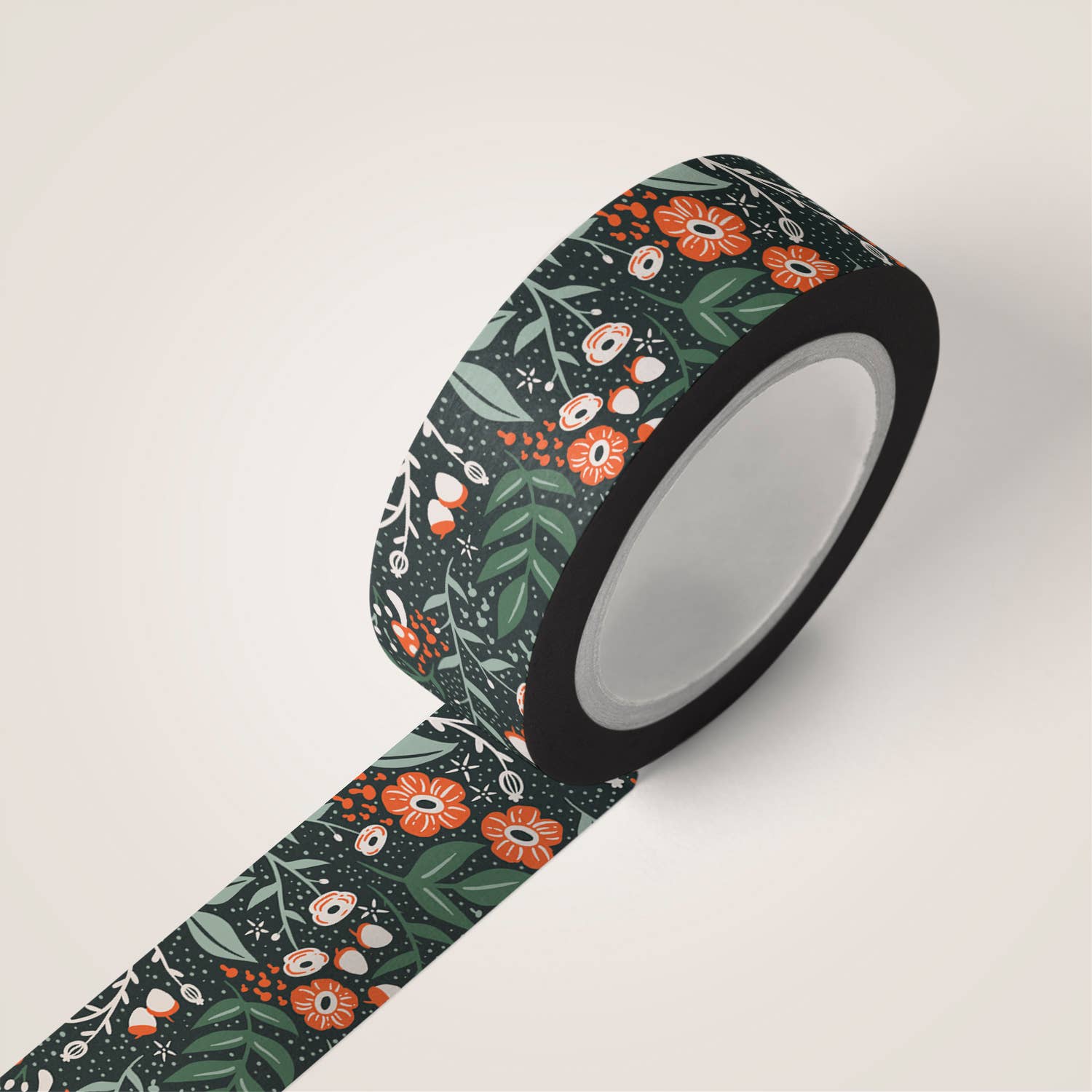 Wicked Wildflowers Washi Tape - Emerald by The Fabled Creative Co. | Papertail Fox