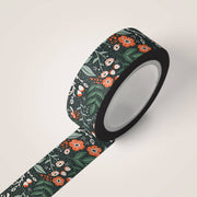 Wicked Wildflowers Washi Tape - Emerald by The Fabled Creative Co. | Papertail Fox
