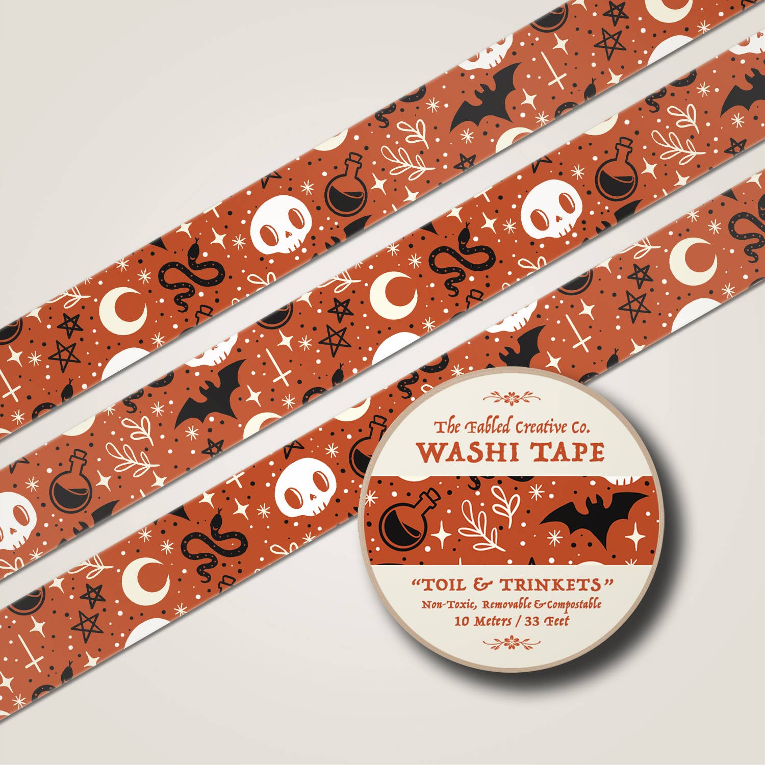 Toil & Trinkets Washi Tape | The Fabled Creative Co.