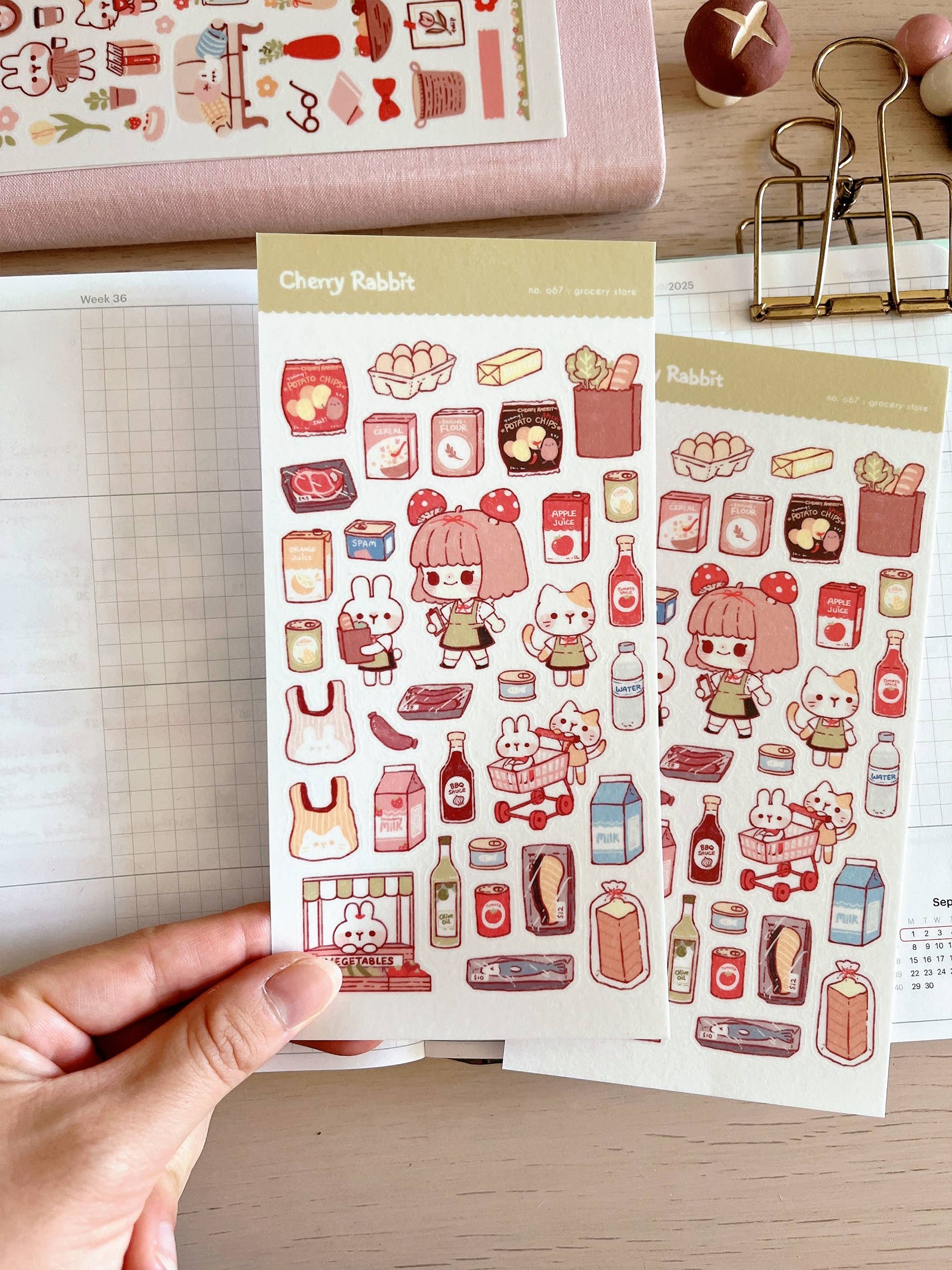 Grocery Store Sticker Sheet no.067 by Cherry Rabbit | Papertail Fox