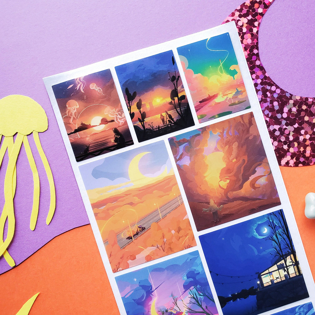 Wondrous Skies Sticker Sheet