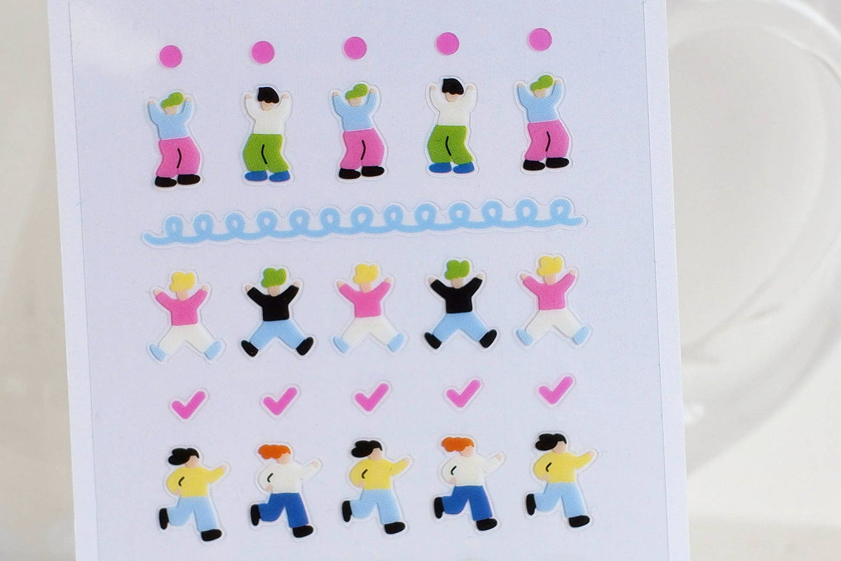 Tiny Friends Mini Sticker Sheet by Suatelier
