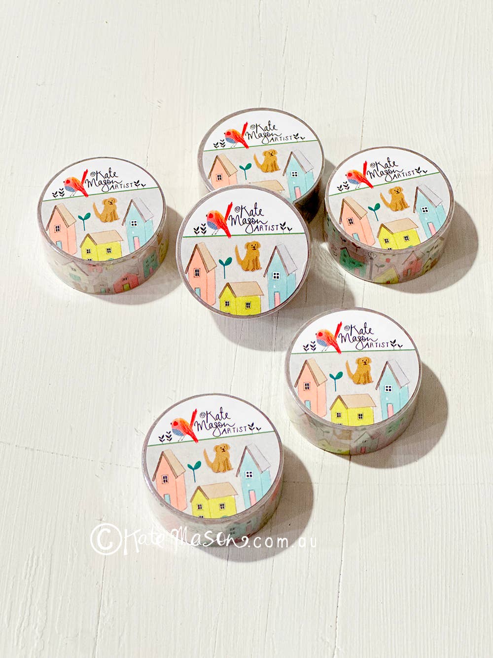 House Bikes Dogs Washi Tape | Kate Mason Artist