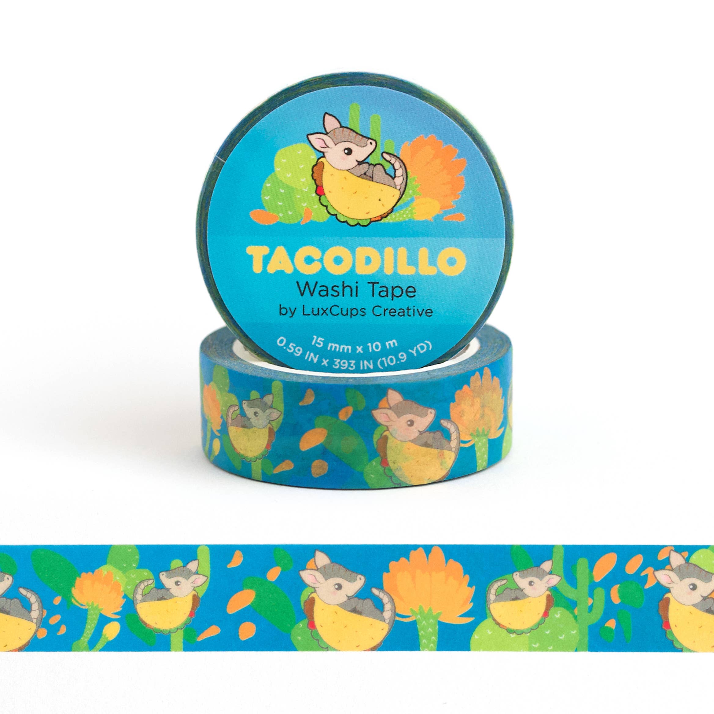 Tacodillo Washi Tape by LuxCups Creative | Papertail Fox