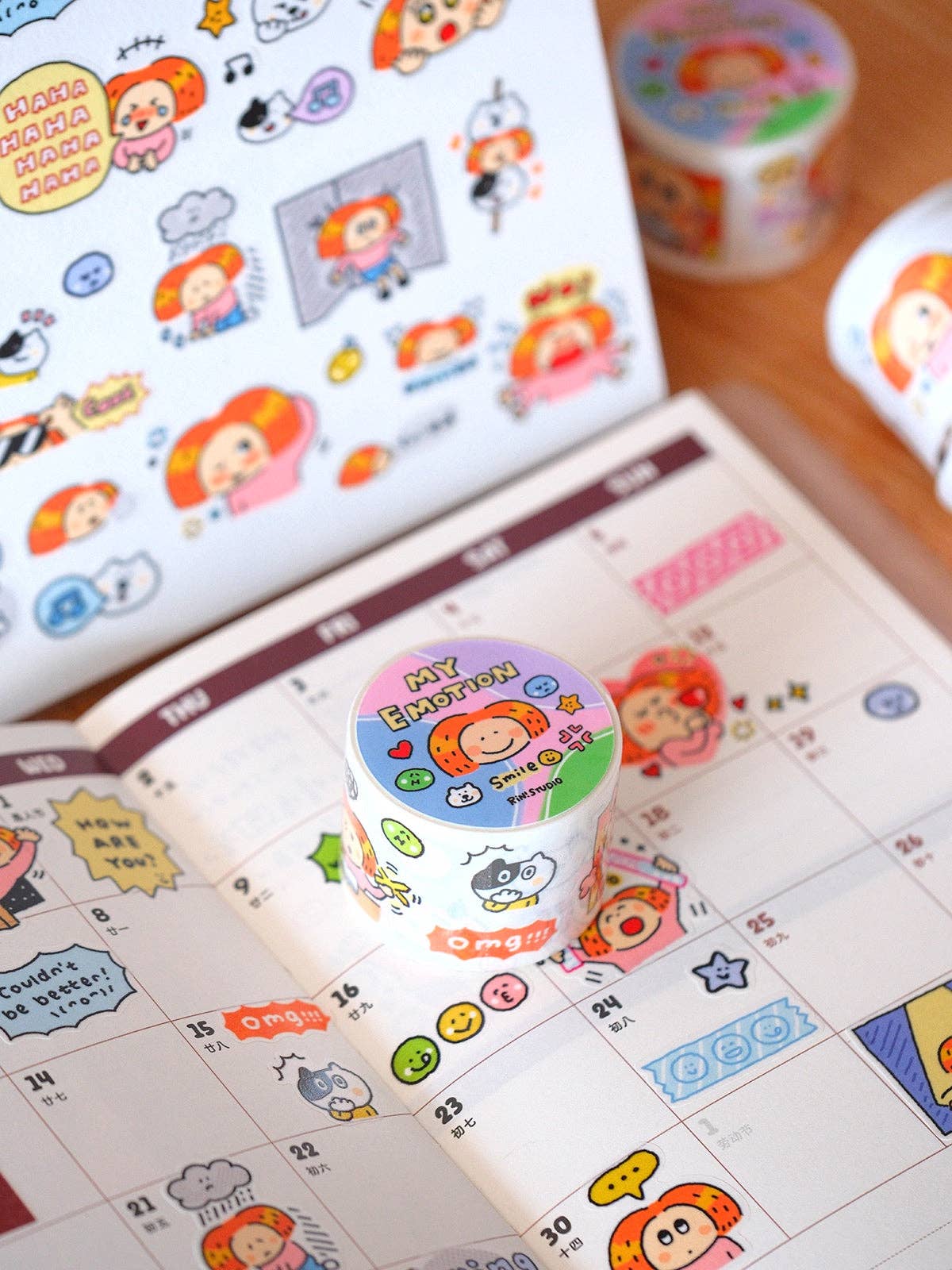 Emotion Die-Cut Washi Tape | RiN! Studio