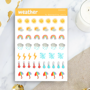 Weather Sticker Sheet | Penpaling Paula