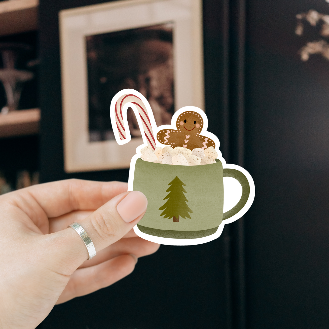 Hot Chocolate Vinyl Sticker | Tilda & Theo