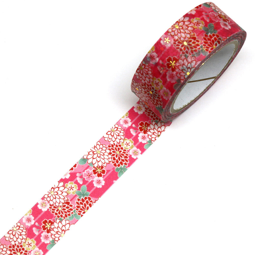 Kiku-zakura Washi Tape | Kamiiso SAIEN