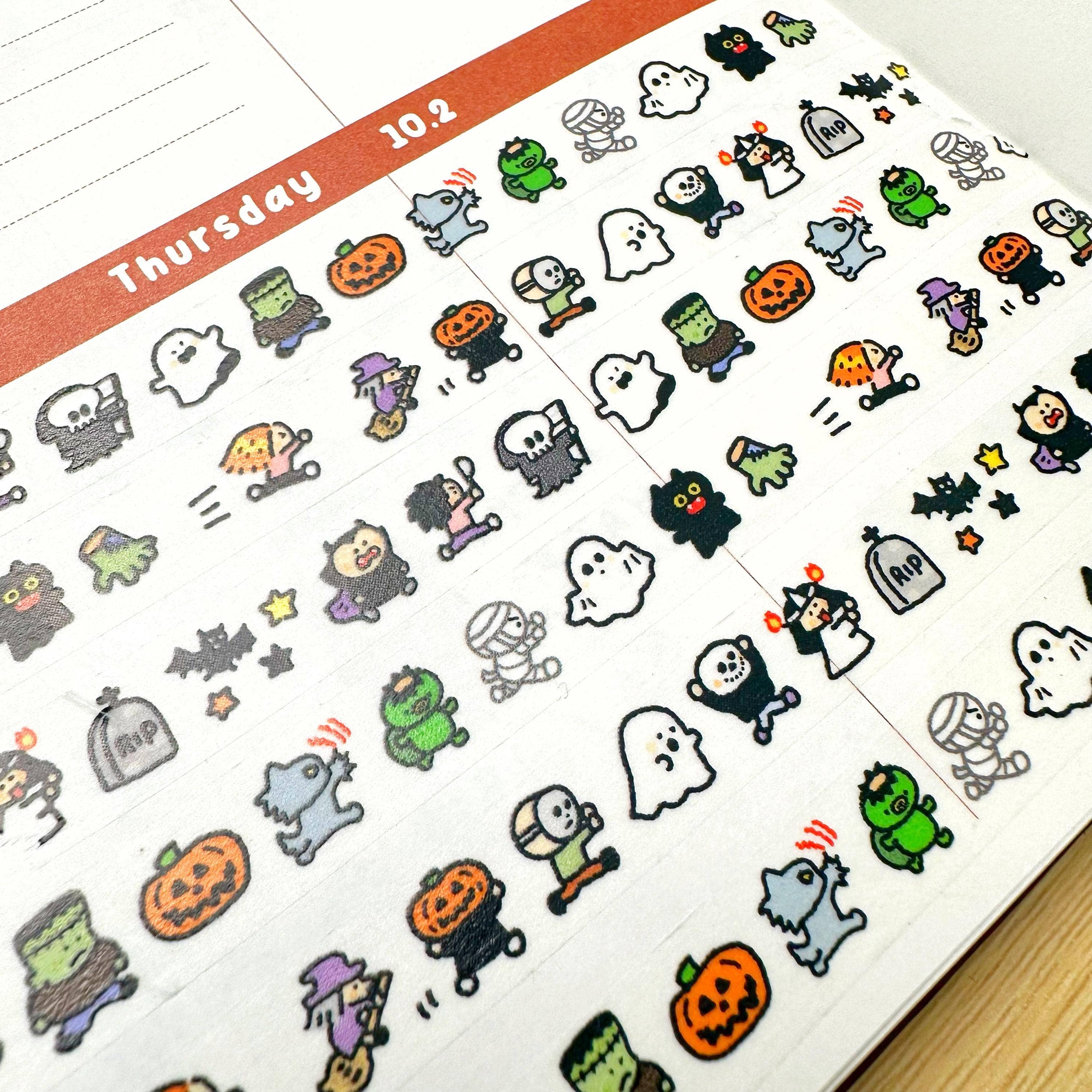 Halloween Mini Washi Tape by RiN! Studio | Papertail Fox