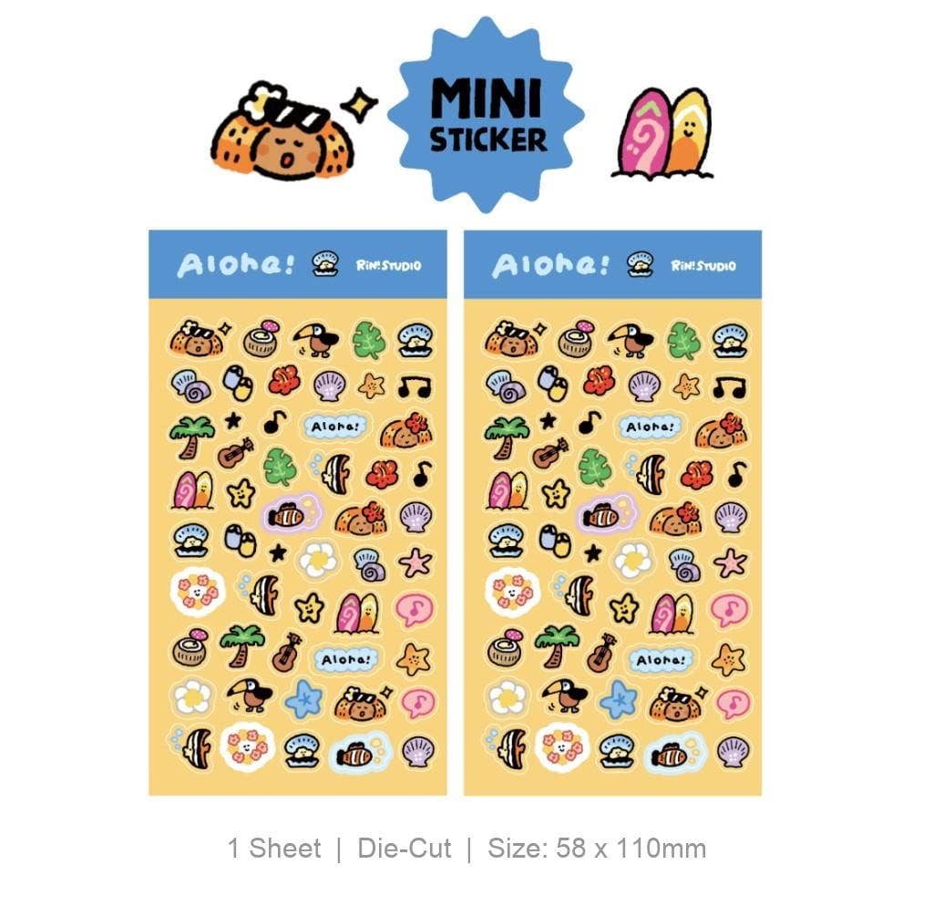 Coffee Mini Sticker Sheet | RiN! Studio
