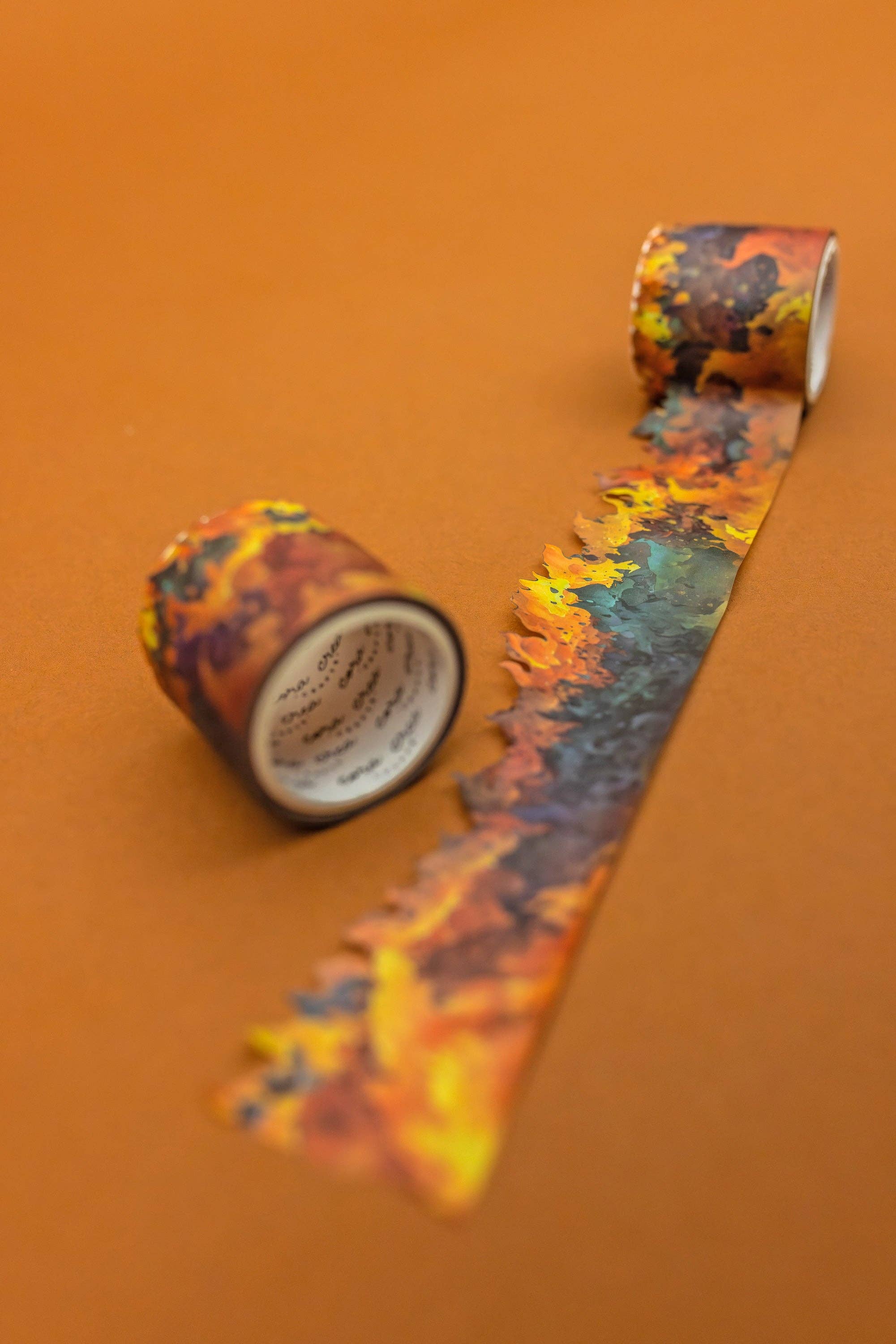 Flames Cutout Washi Tape | CoraCreaCrafts