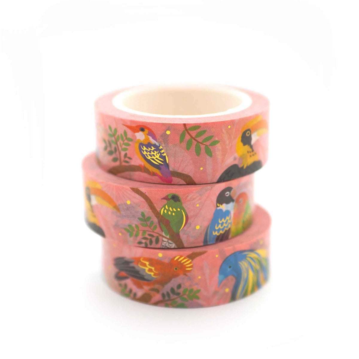 Tropical Bird Single Roll Washi Tape by Shoal | Papertail Fox