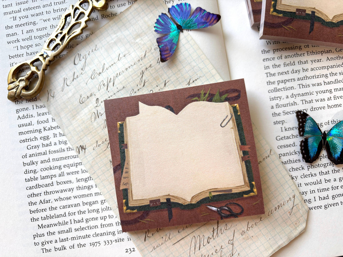 Botanist's Book Sticky Note by The Creeping Moon | Papertail Fox