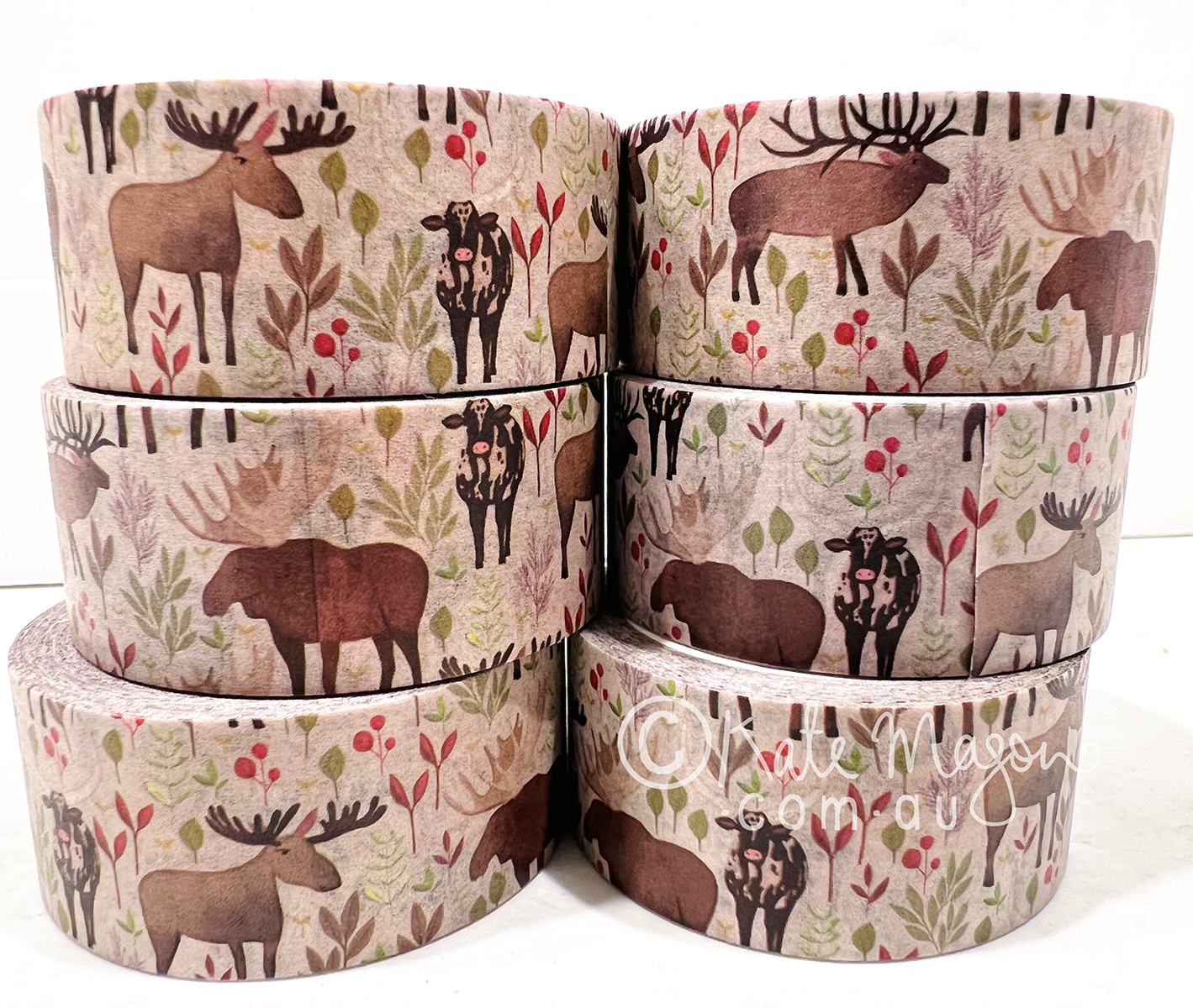 Antlers & Horns Washi Tape | Kate Mason Artist