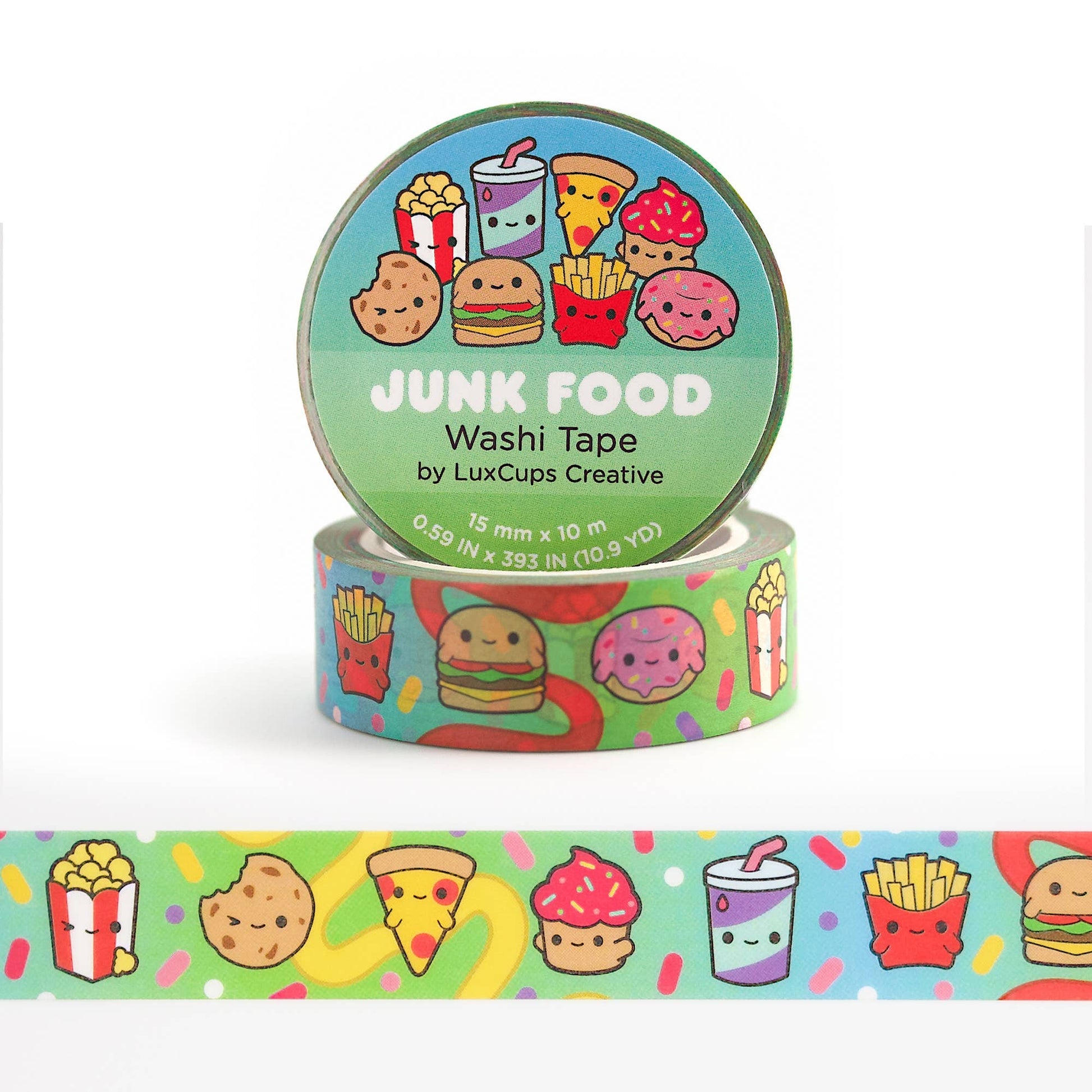Junk Food Washi Tape by LuxCups Creative | Papertail Fox